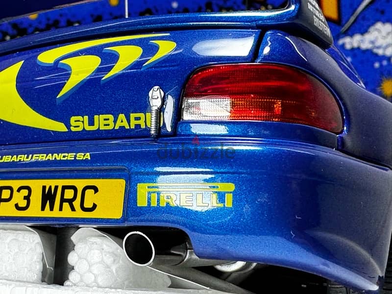 1/18 diecast Autoart Subaru Impreza WRC #4  Monte Carlo Winner 3