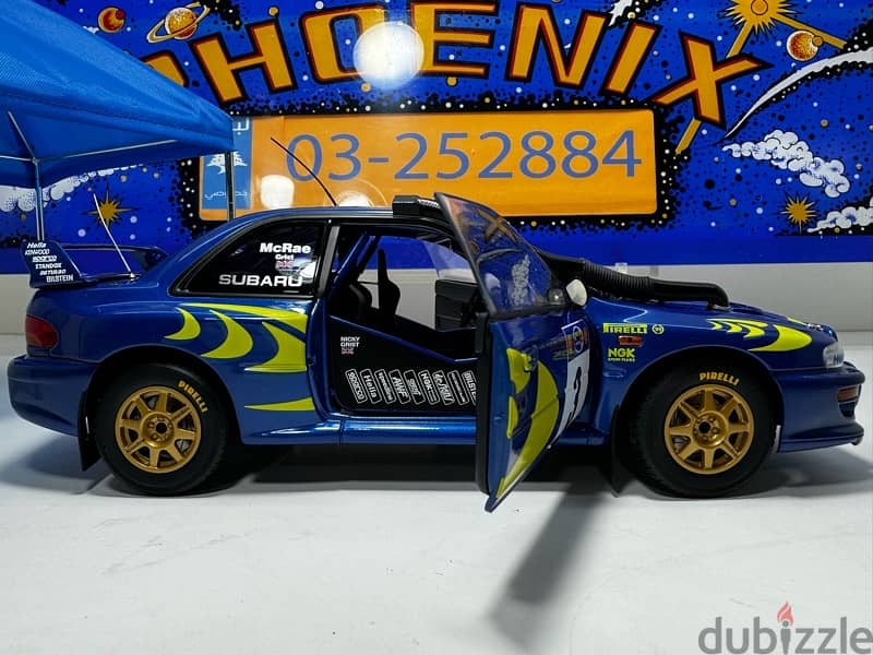 1/18 diecast Autoart Subaru Impreza WRC #3 Safari Winner 1997 1