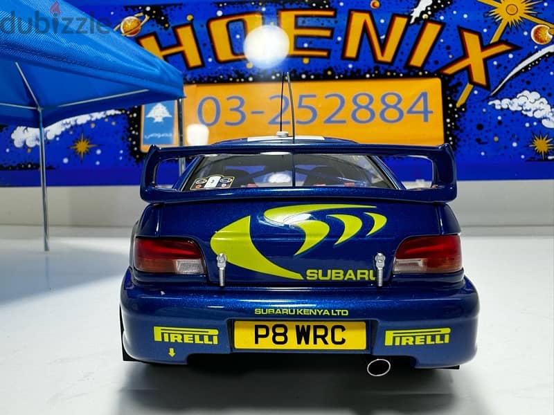 1/18 diecast Autoart Subaru Impreza WRC #3 Safari Winner 1997 8