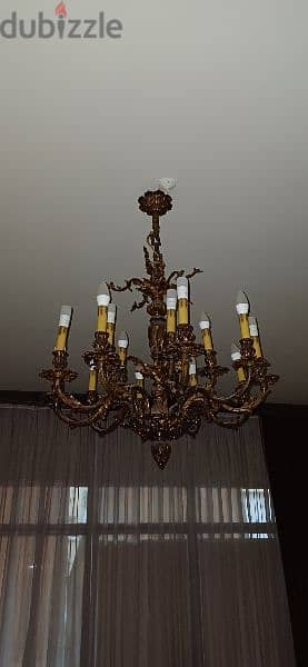 bronze chandelier 1