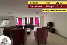 Zouk Mikael 150m2 | Rent | Semi Furnished | Prime Location | EH | 0