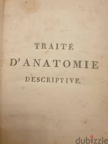 1819-medecine-livre de reference- traité d'anatomie descriptive,1819 3
