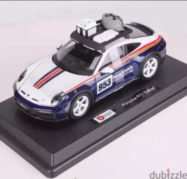Porsche 911(992) Dakar diecast car model 1:24. 8