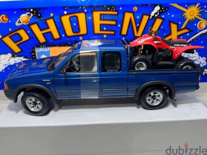 1/18 diecast Ford Ranger Puck-Up (Hi-LUX)  by Action Performance NEW 5