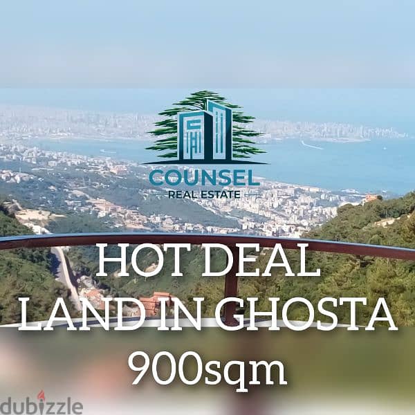 Hot deal! Land for sale Ghosta 900sqm,أرض للبيع في غوسطا ٩٠٠م٢ 0