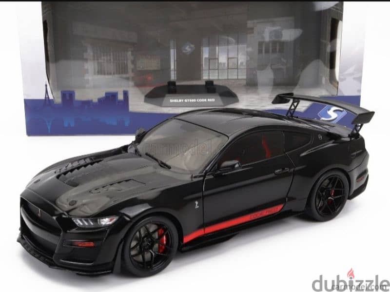 Mustang Shelby GT500 Code Red '22 diecast car model 1;18. 0