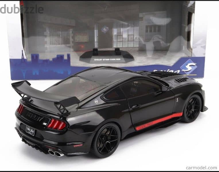 Mustang Shelby GT500 Code Red '22 diecast car model 1;18. 4