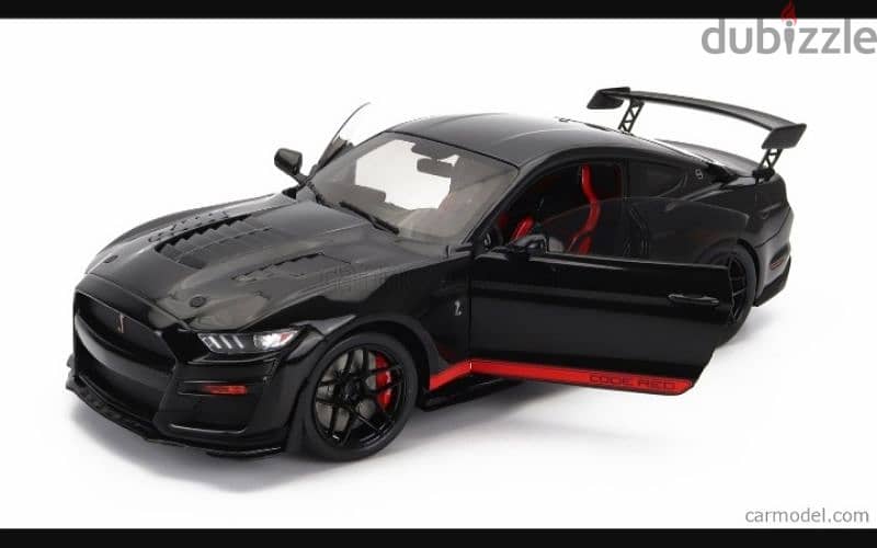 Mustang Shelby GT500 Code Red '22 diecast car model 1;18. 5