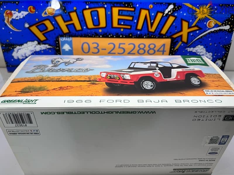 1/18 diecast Ford Baja Bronco 1966 By greenlight NEW SHOP STOCK 13