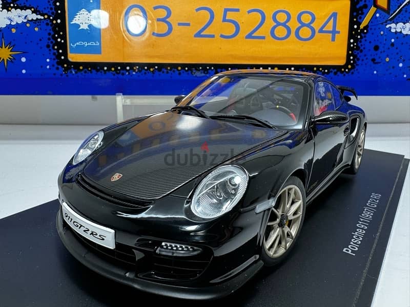 1/18 diecast Autoart Porsche (997) 911 GT2 RS  BLACK (NEW) 1