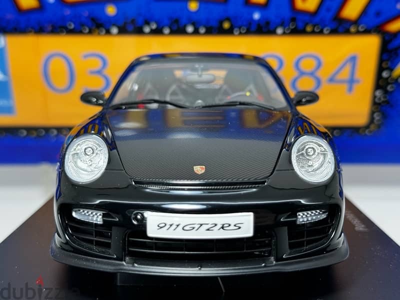 1/18 diecast Autoart Porsche (997) 911 GT2 RS  BLACK (NEW) 5
