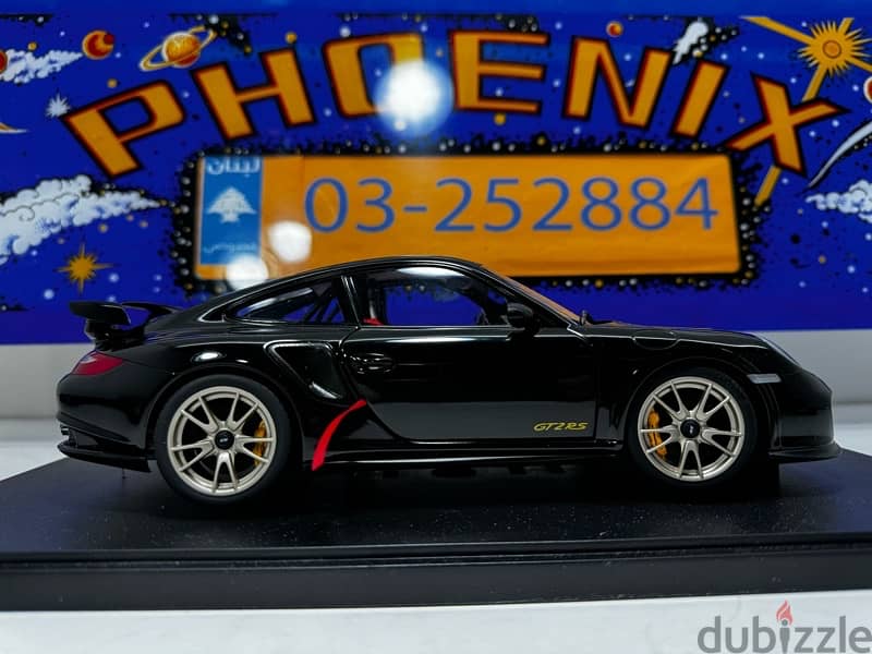 1/18 diecast Autoart Porsche (997) 911 GT2 RS  BLACK (NEW) 6