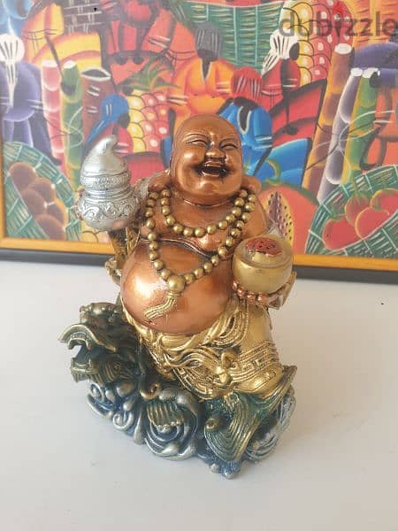 تمثال بودا رائع الجمالوالجالب للحظ والطاقة الايجابية 0