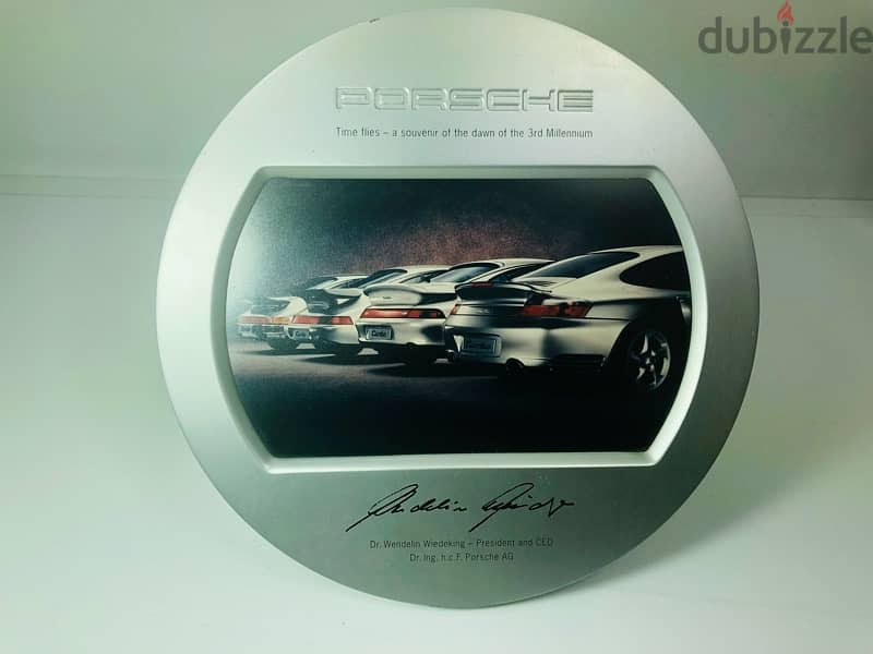 Vintage Porsche commemorative LIMITED official dealership plaque 1