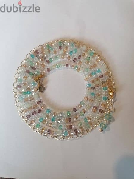 Belly chain made with Crystal Beads 0