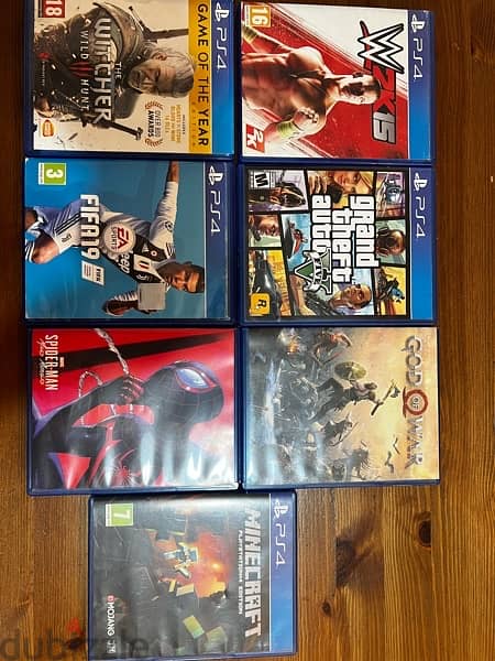 Used PS4 Games in good condition 0