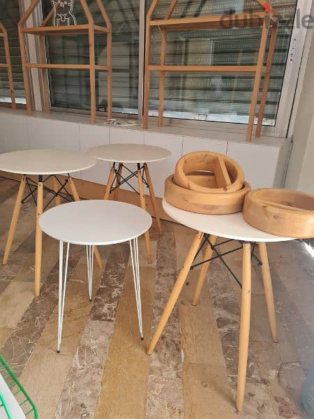 tables and chairs طاولات و كراسي حديد 1