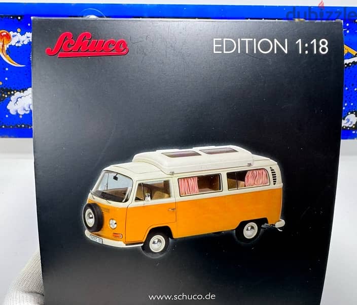 1/18 diecast VW bus T1A Camping Orange  (NEW SHOP STOCK) 17