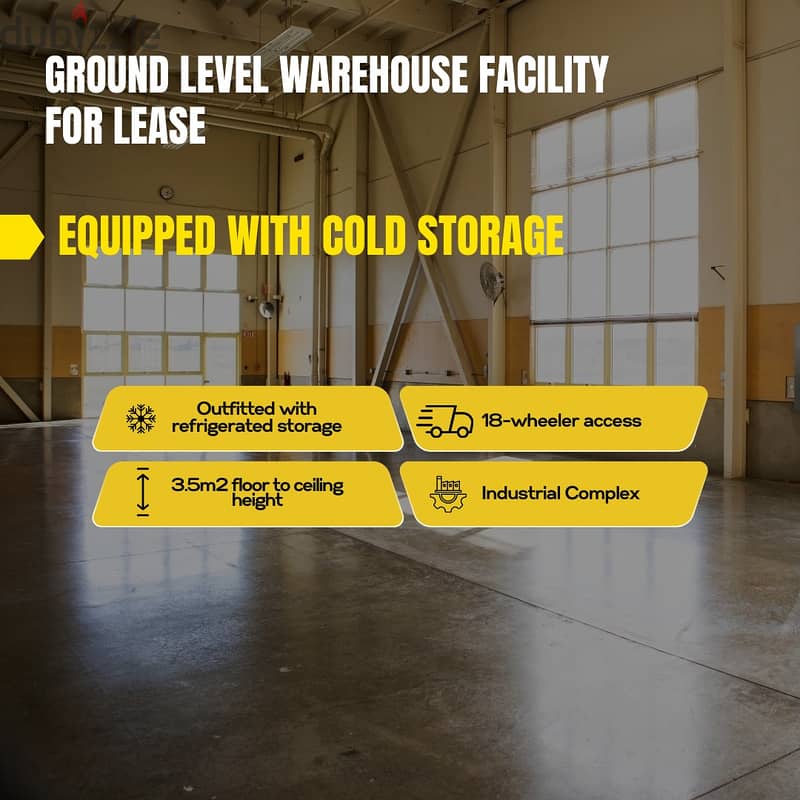 JH24-3435 Warehouse / cold storage 4,000m2 for rent in Dbayeh 0
