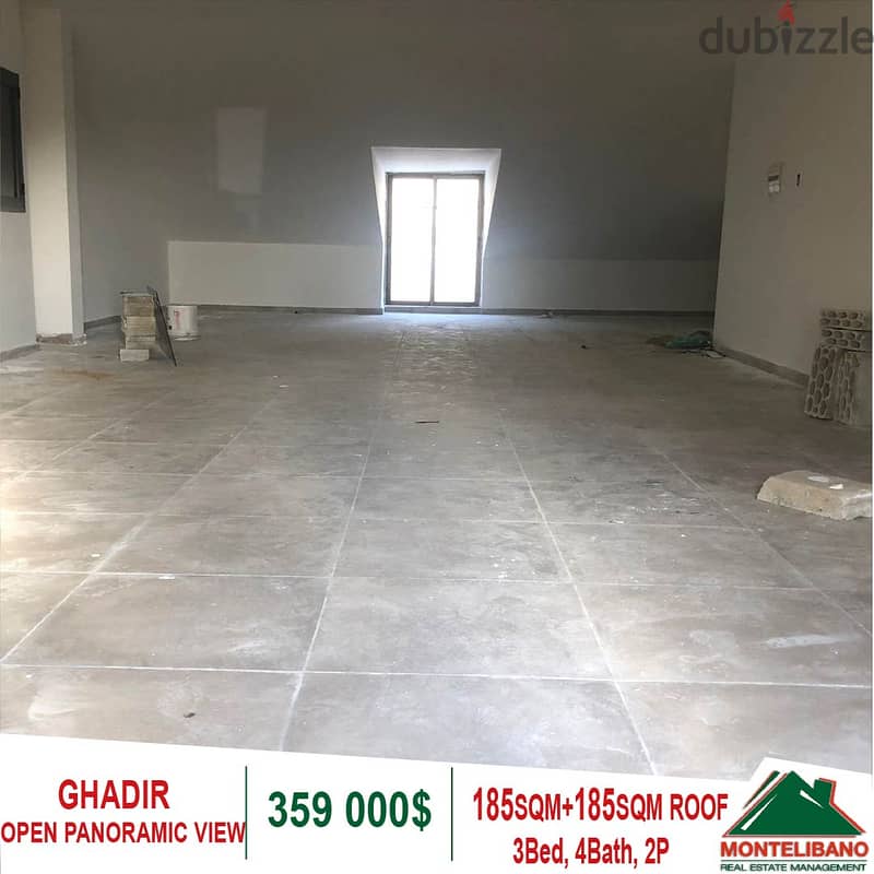 359,000$ Cash Payment!! Duplex For Sale In Ghadir!! Panoramic View!! 1