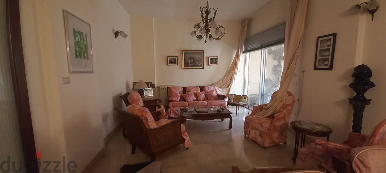 Wide Furnished apartment in Jal el Dib for Saleشقة واسعة مفروشة في جل 1