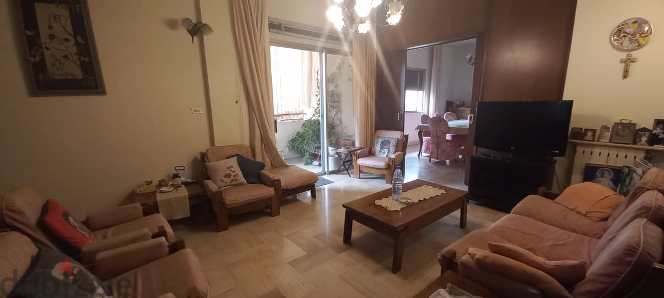 Wide Furnished apartment in Jal el Dib for Saleشقة واسعة مفروشة في جل 2