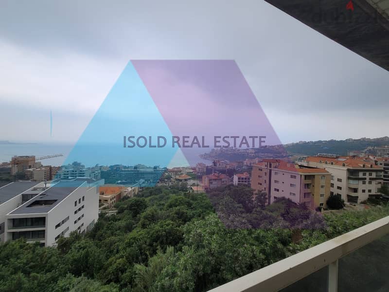 A 355 m2 apartment having an open sea view for sale in Kfarhbab 1