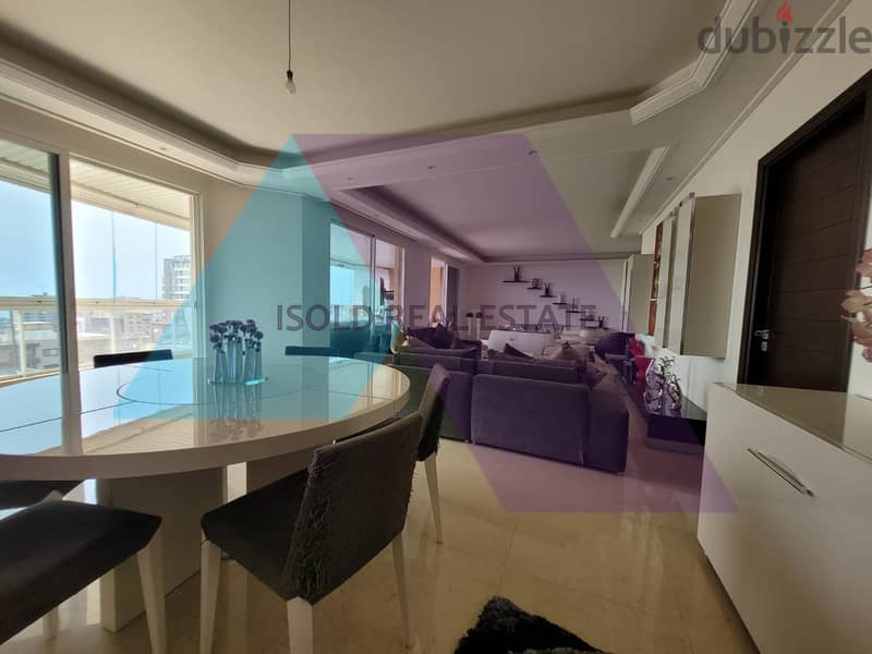 Decorated & Furnished 290 m2 apartment +sea view for rent in Dbayeh 4