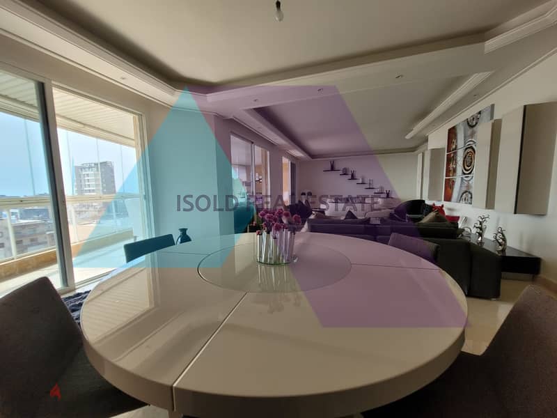 Decorated & Furnished 290 m2 apartment +sea view for rent in Dbayeh 5