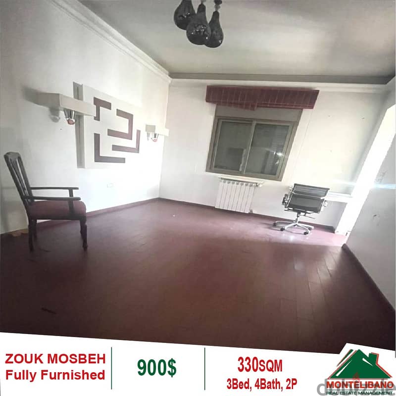 900$ Cash/Month!! Apartment For Rent In Zouk Mosbeh!! 2