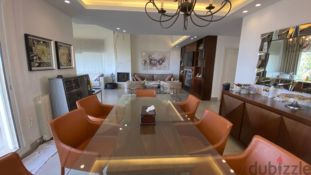 Villa for sale in Tilal Faqra/Amazing View/Garden/Decorated/Furnished 11