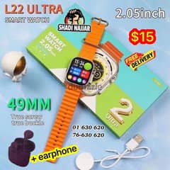 smart watch 8 + earphone