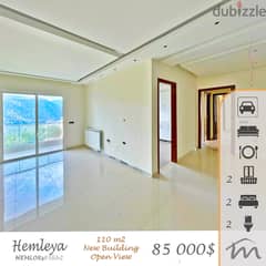 Hemleya | Brand New 110m² | Decorated | Open View | Title Deed | Catch