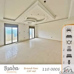 Bsaba | Brand New / Decorated 2 Bedrooms Ap | Balcony | Open View
