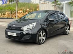 Kia Rio 2015  black 1 owner jnouta ABS sanser قرب آوتيل حبتور