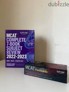 Kaplan MCAT books with flashcards 2022-2023