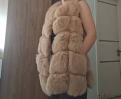 Fox real fur vest for sale