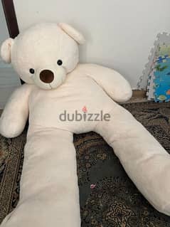 2 meters teddy bear beige