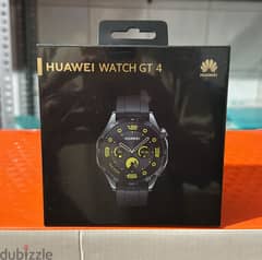 Huawei Watch GT 4 46mm black silicone strap