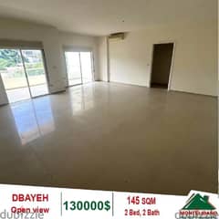 127,000$!!! Open View Apartment for sale located in Dbayeh!!