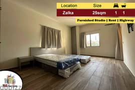 Zalka 25m2 | Furnished Studio | Rent | Cozy | Main road | KA |