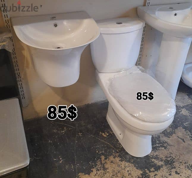 bathroom toilet sets(toilet seat/sink)أطقم حمام كرسي مع مغسلة 4