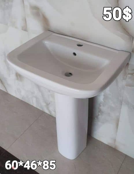 طقم حمام TOYO(كرسي + مغسلة) (bathroom toilet set (seat and sink 8