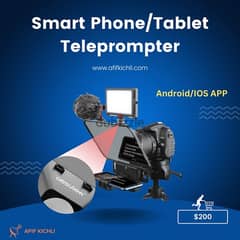 Smart Phone/Tablet Teleprompter