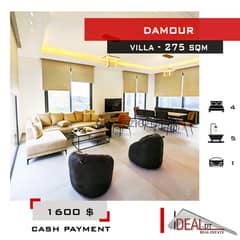 Fully Furnished Villa For Rent in Damour 275 sqm ref#jj26037