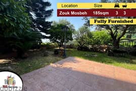 Zouk Mosbeh 185m2 120m2 Terrace/garden | Furnished | Catch | EL |