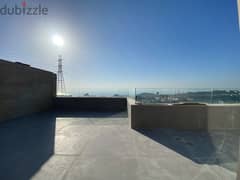 Rooftop with terrace for rent in Awkar with open views.