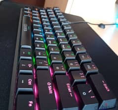 Blue switches clicky gaming mechanical keyboard type C