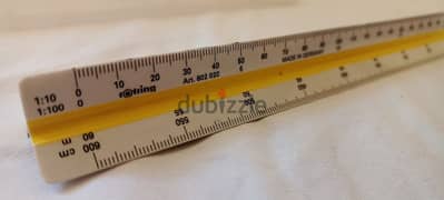 Triangular Scale ruler - مسطرة قياسات متعددة