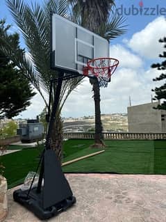 Portable basketball hoop board 140 cm x 80 cm